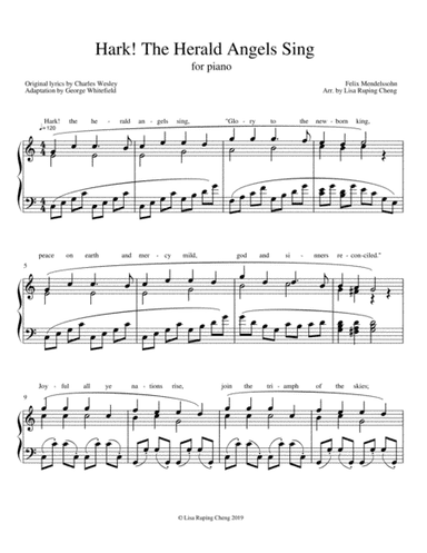 Hark! The Herald Angels Sing (arr. Lisa Ruping Cheng)