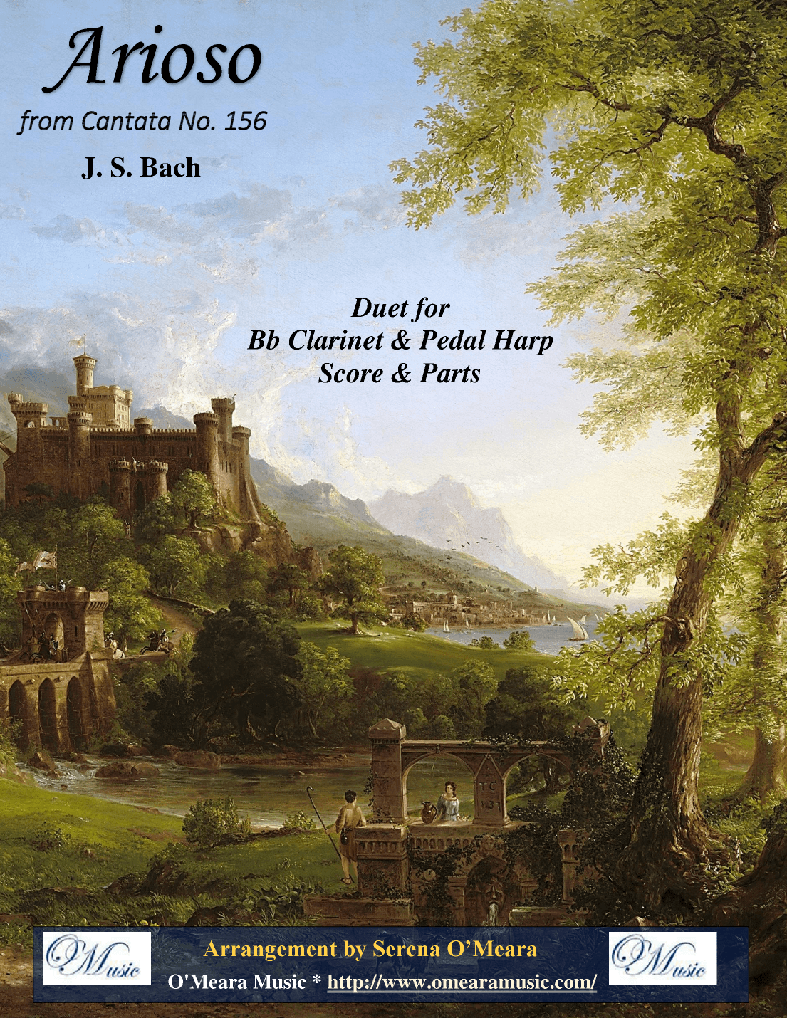 Arioso, Duet for Bb Clarinet & Pedal Harp (arr. Serena O'Meara)