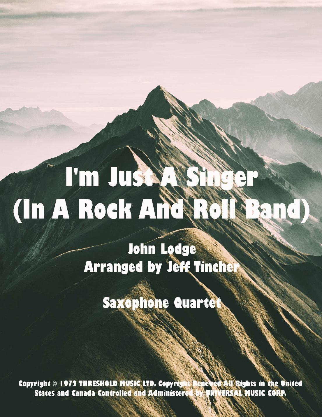 I'm Just A Singer (in A Rock And Roll Band) (arr. Jeff Tincher)