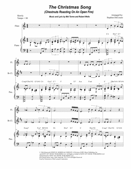 The Christmas Song (Chestnuts Roasting On An Open Fire) (arr. Stephen DeCesare)