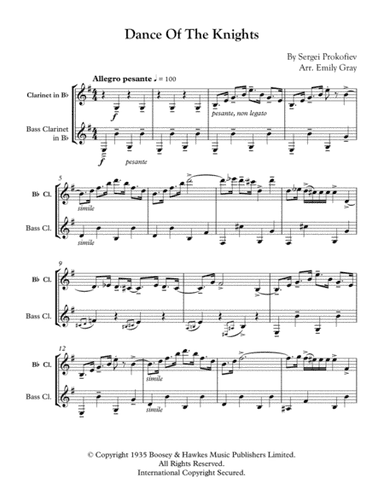 Dance Of The Knights (arr. Emily Gray)