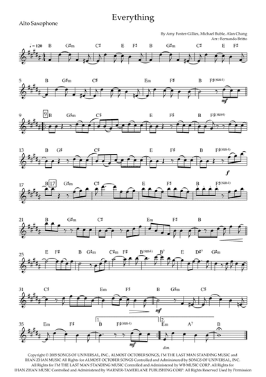Everything (arr. Fernando Britto)