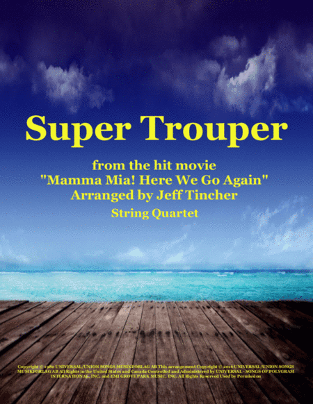 Super Trouper (arr. Jeff Tincher)