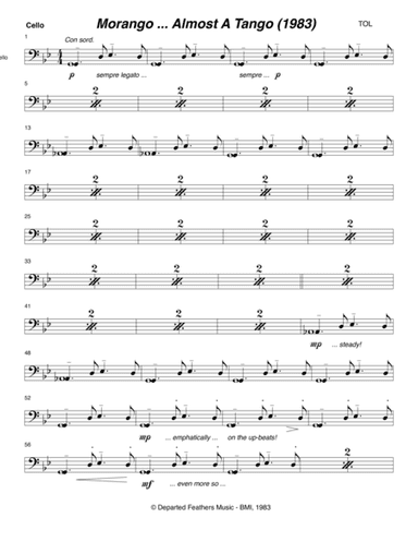 Morango ... almost a tango (1983) cello