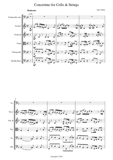Concertino for Cello and Strings