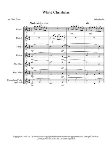 White Christmas (arr. Christine Potter)