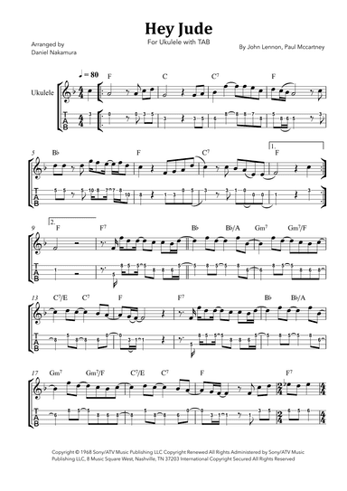 Hey Jude (arr. Daniel Nakamura)