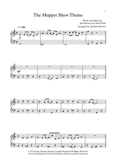 The Muppet Show Theme (arr. Stanislav Borisov)