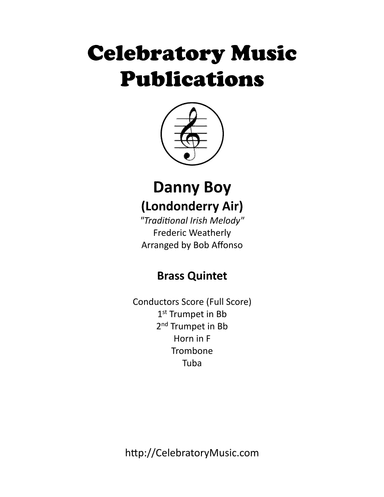 Danny Boy (arr. Bob Affonso)