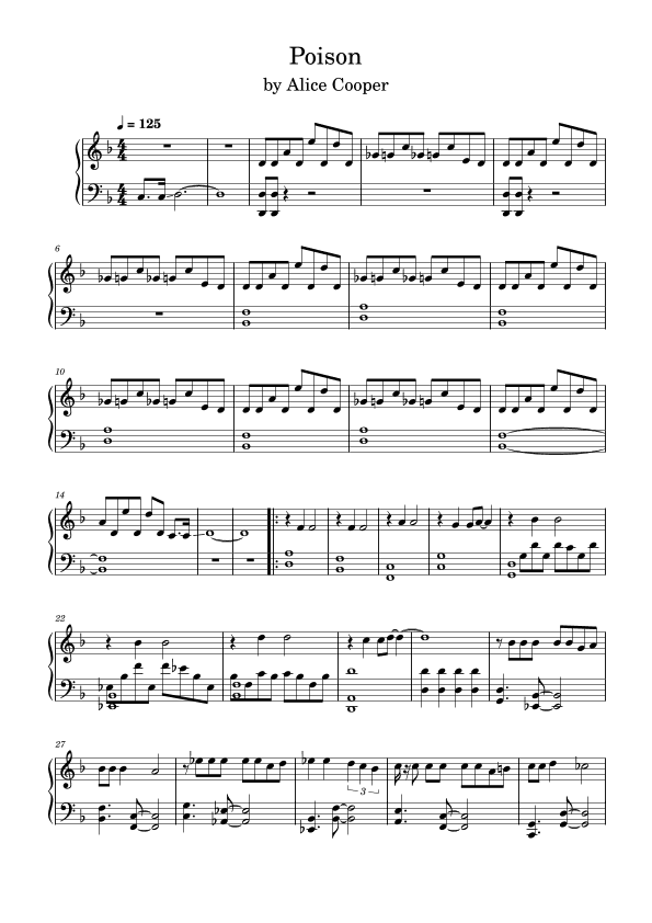 Poison (arr. Anya Alston)