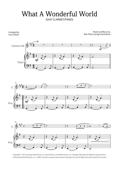 What A Wonderful World (arr. Iury Cardoso)