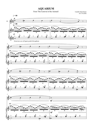 Aquarium (From The Carnival of the Animals) (arr. SCMusic)