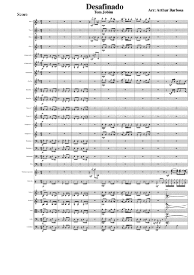 Desafinado (arr. Arthur Barbosa)
