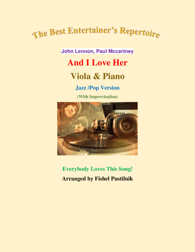 And I Love Her (arr. Fishel Pustilnik)