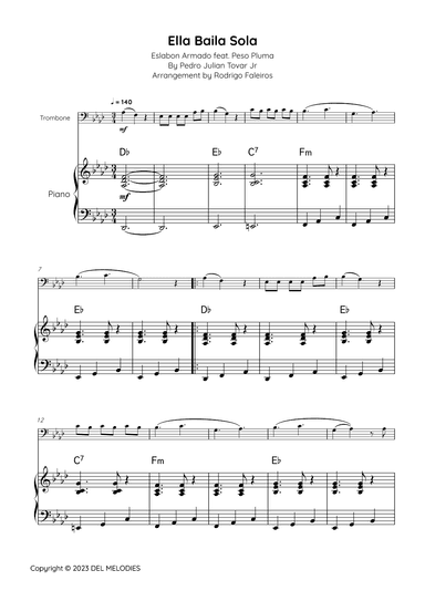 Ella Baila Sola (arr. Rodrigo Faleiros)