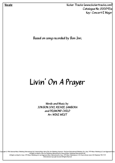 Livin' On A Prayer (arr. Mike West)