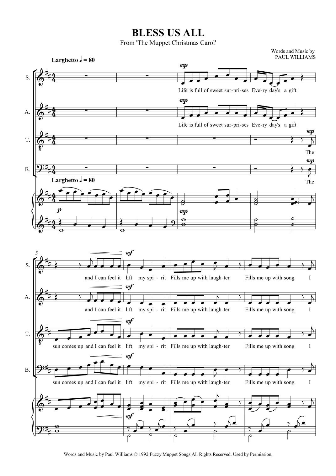 Bless Us All (arr. SCMusic)