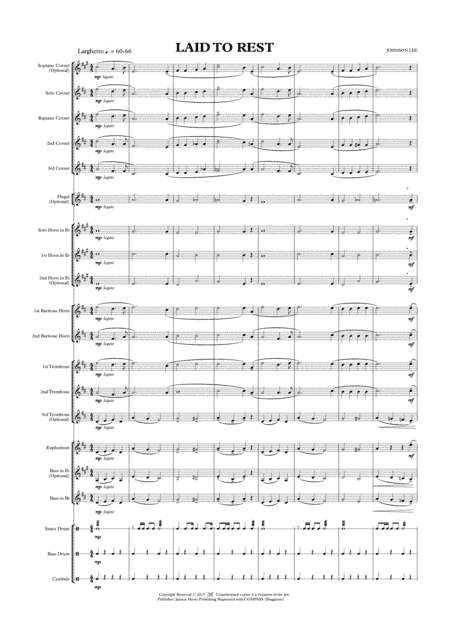 LAID TO REST - Brass Band