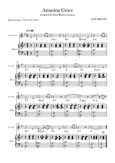 Amazing Grace (arr. Davi Rocha Campos)