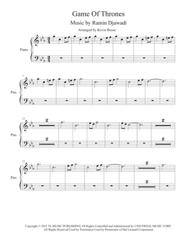 Game Of Thrones (arr. Kevin Busse)