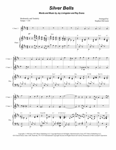 Silver Bells (arr. Stephen DeCesare)