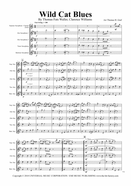 Wildcat Blues (arr. Thomas H. Graf)