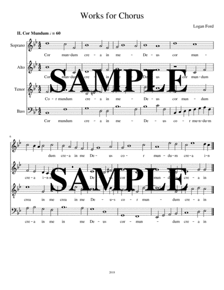 Works for Chorus, Volume I - Cor Mundum