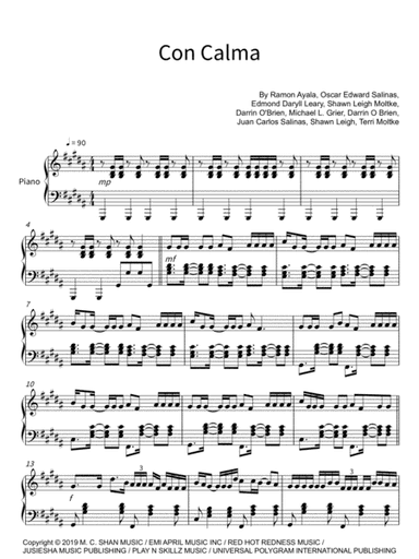 Con Calma (arr. soundnotation)