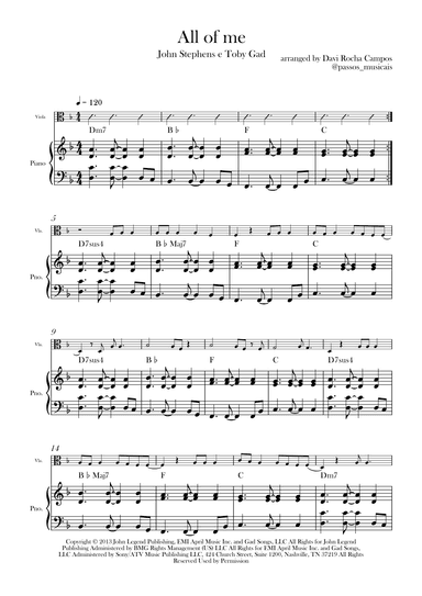 All Of Me (arr. Davi Rocha Campos)