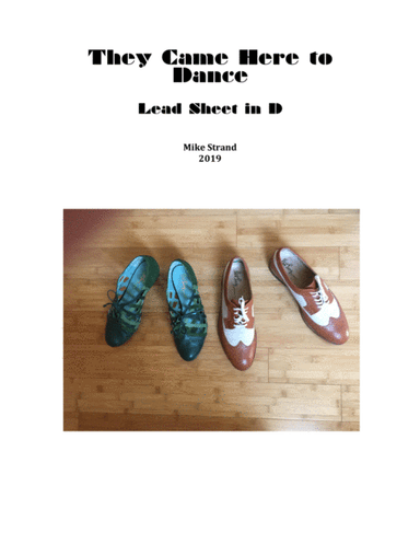 They Came Here to Dance (Lead Sheet in D)