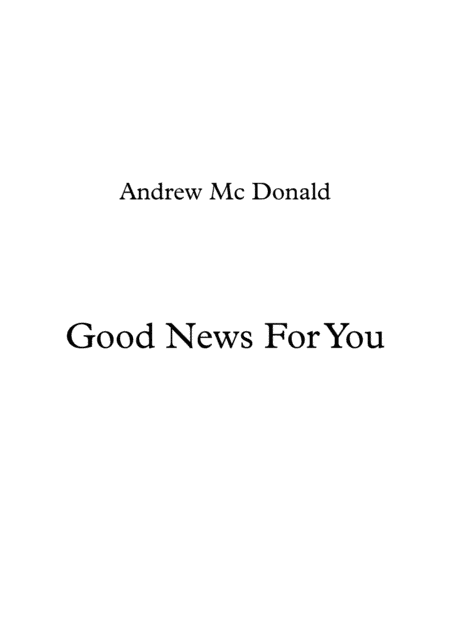 Good News For You