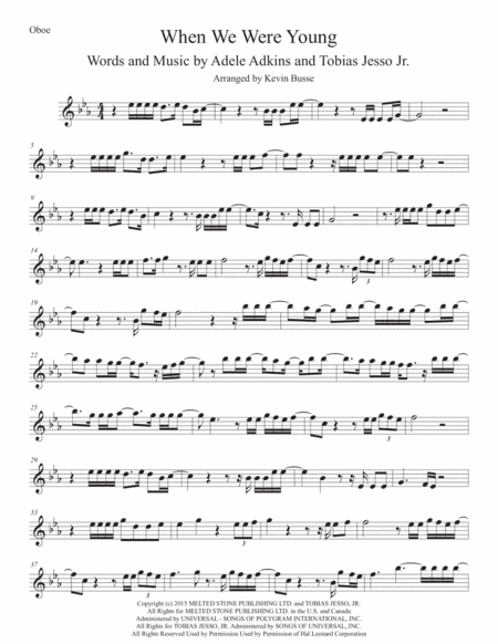 When We Were Young (arr. Kevin Busse)