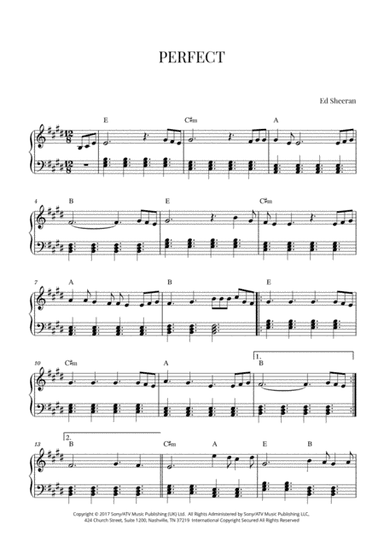 Perfect (arr. Cadenza Editions)