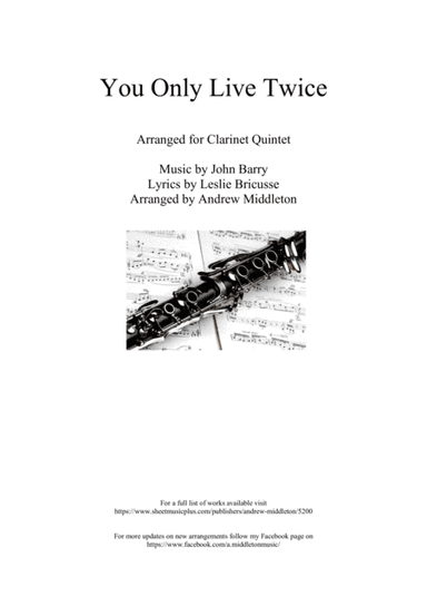 You Only Live Twice (arr. Andrew Middleton)