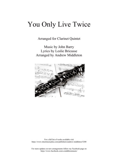 You Only Live Twice (arr. Andrew Middleton)