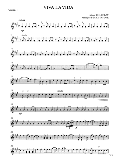 Viva La Vida (arr. Becky Taylor)