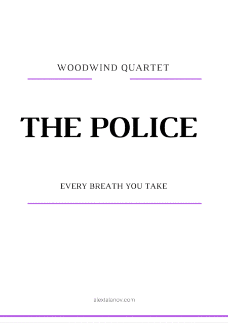 Every Breath You Take (arr. Alex Talanov)
