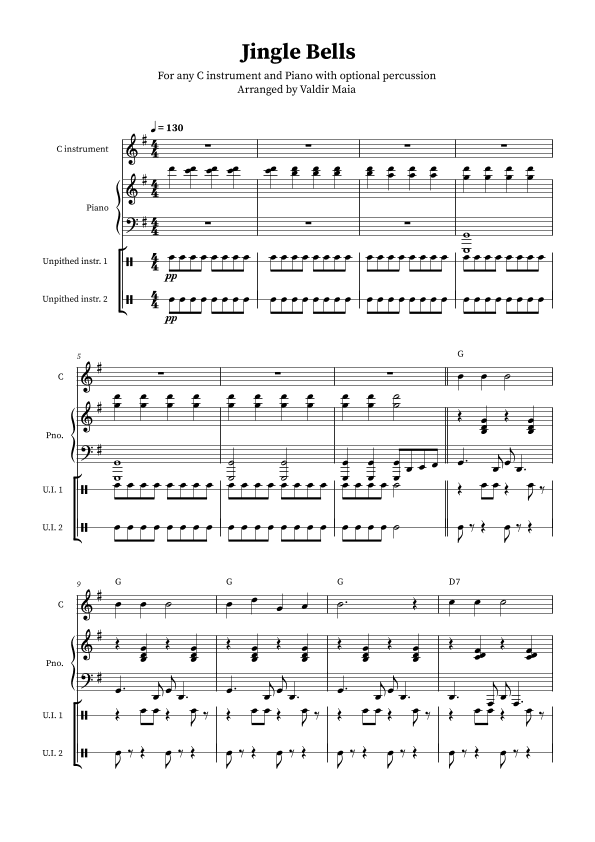 Jingle Bells (arr. Valdir Maia)