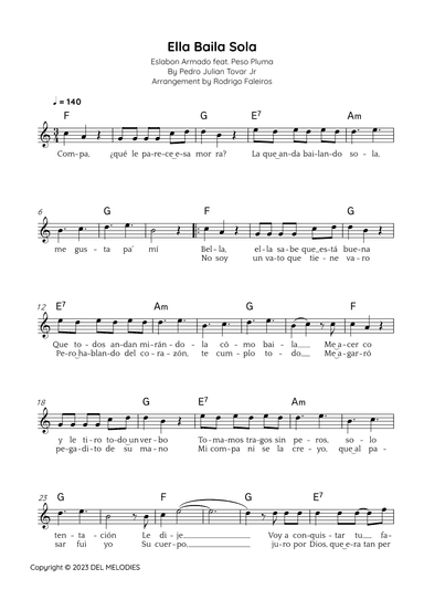 Ella Baila Sola (arr. Rodrigo Faleiros)