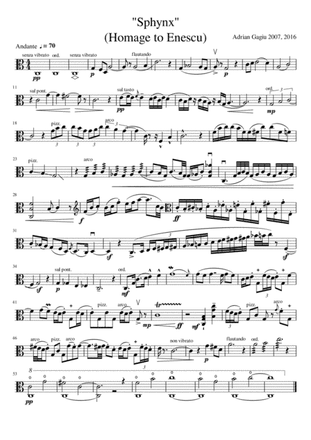 "Sphynx", op. 33 no. 5a