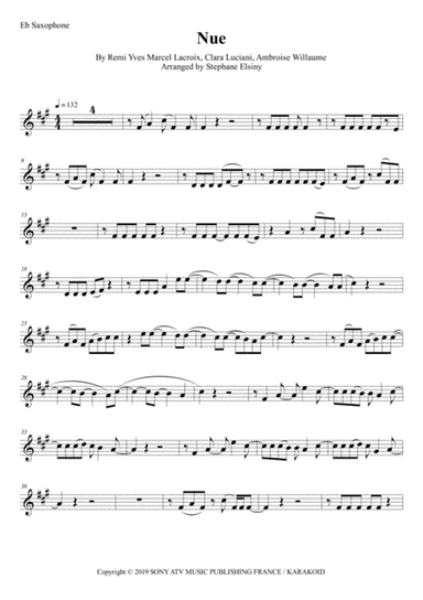 Nue (arr. Stephane ELSINY)