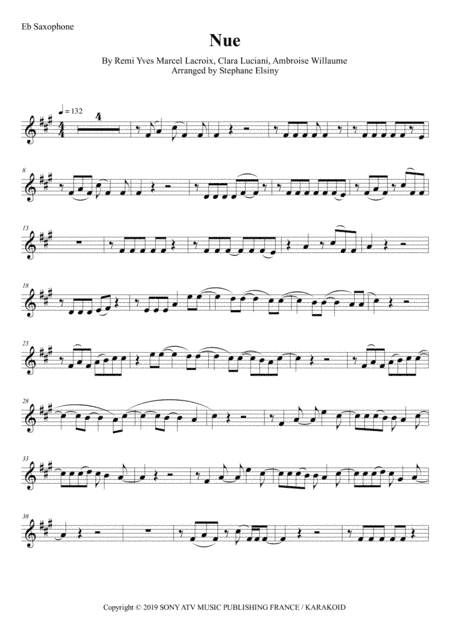 Nue (arr. Stephane ELSINY)