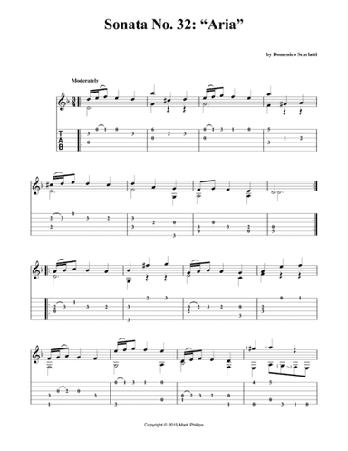 Sonata No. 32: “Aria” (arr. Mark Phillips)