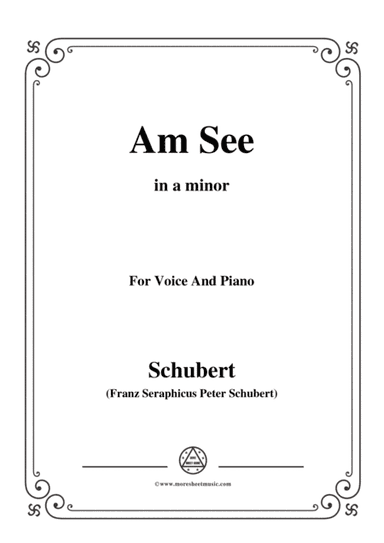Schubert-Am See,in a minor,for Voice&Piano (arr. MSM)