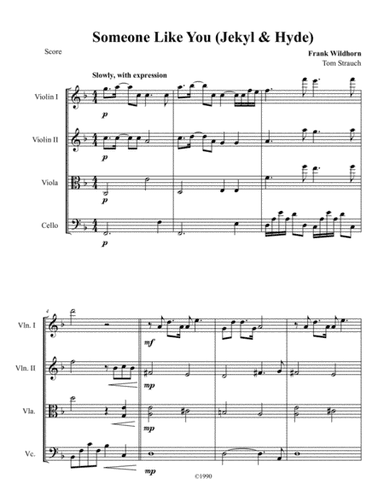 Someone Like You (arr. Tom Strauch)