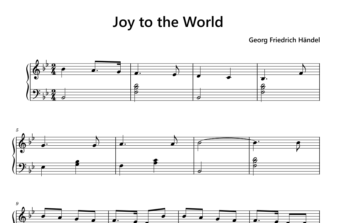Joy to the World (arr. Funtom)