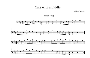 Cats with a Fiddle for Cello