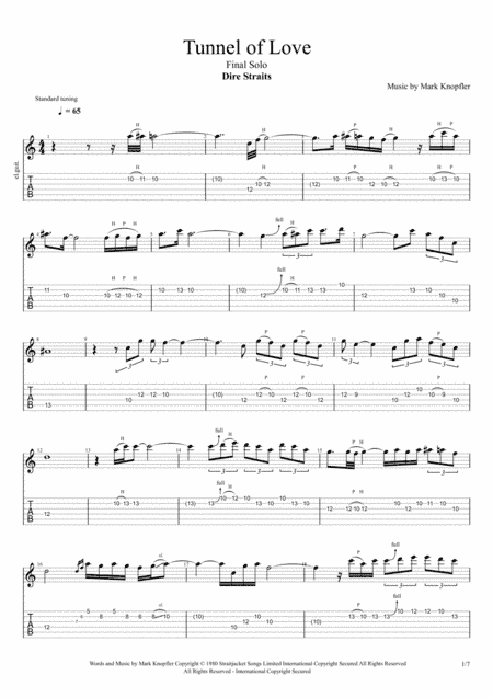Tunnel Of Love (arr. Carolina Díez)