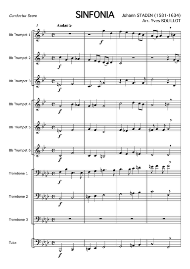 Sinfonia (arr. Yves Bouillot)