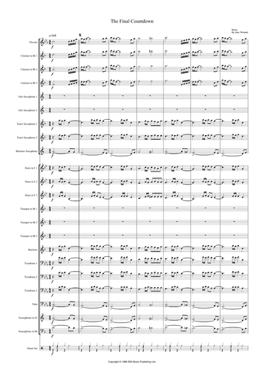 Final Countdown (arr. João Marcos Maciel)